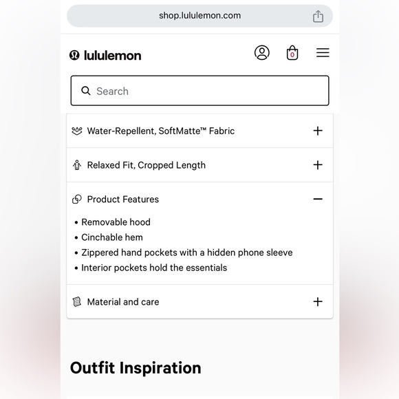 Lululemon Black Wunder Puff Cropped Vest Sz 12 - Picture 12 of 14